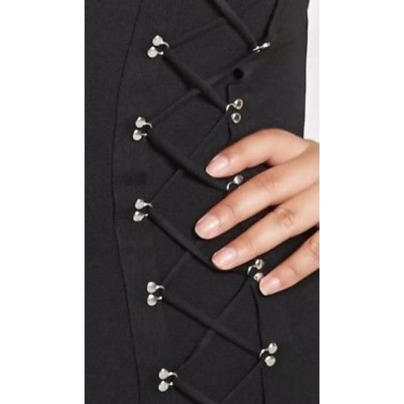 Forever 21 plus black lace up dress - Picture 3 of 5